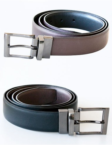 KOR-KXGTAB-Elegant Two-Color Reversible Belt Schaffhausen